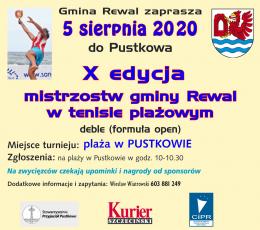 X Mistrzostwa Gminy Rewal w tenisie...